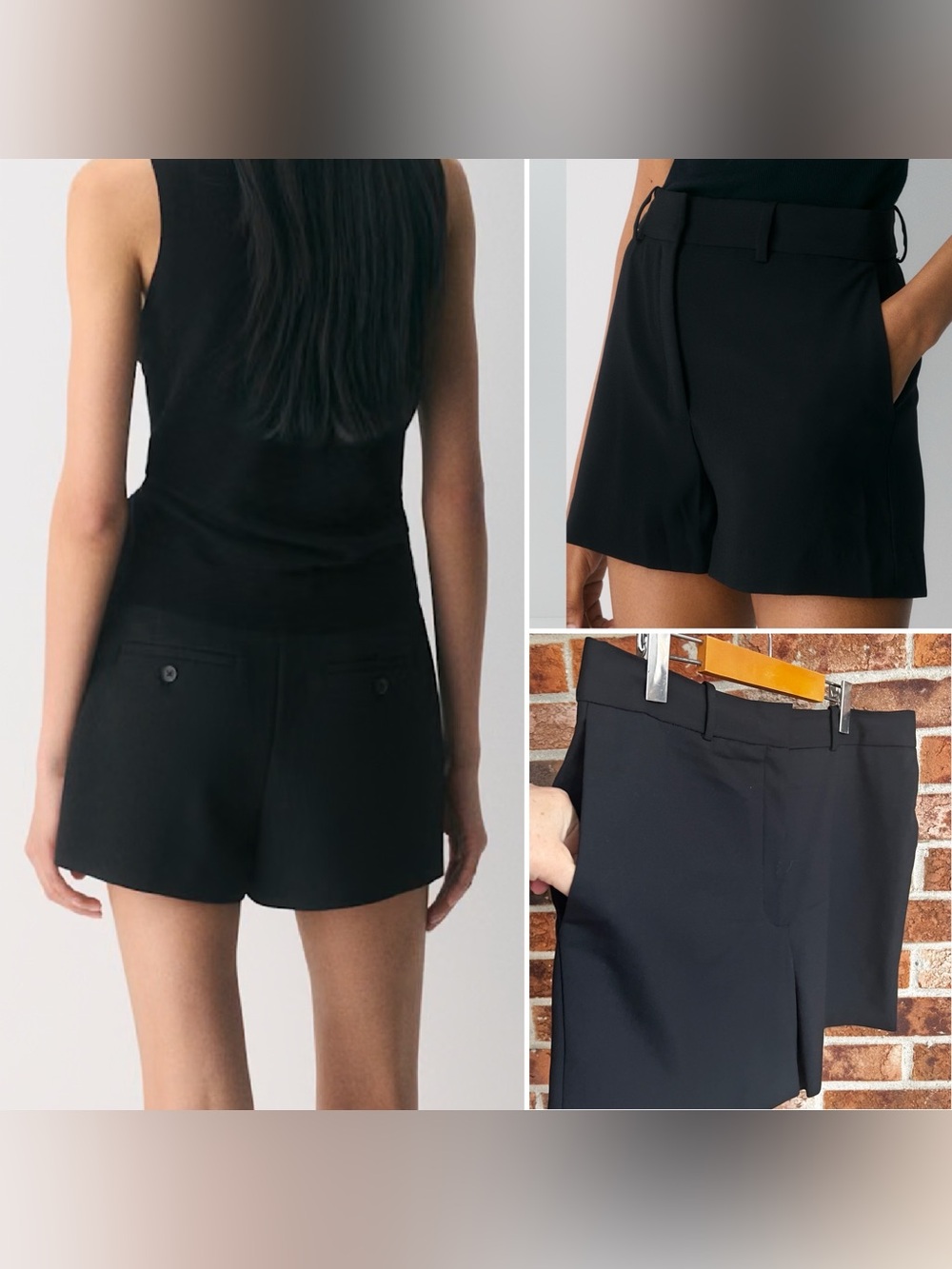 Aritzia Babaton Wool Agency  Short 5"  EUC  City  Size 14 Black